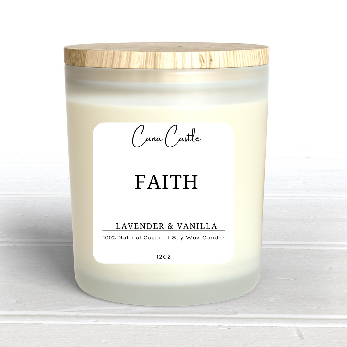 Faith - Lavender Vanilla Scented Candle