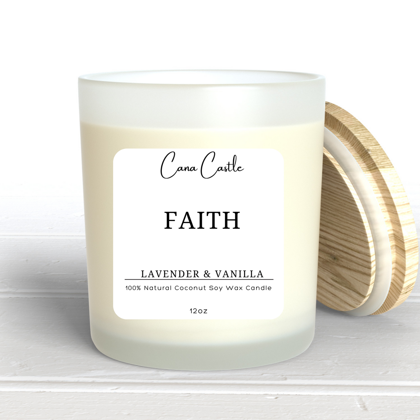 Faith - Lavender Vanilla Scented Candle