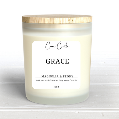 Grace - Magnolia & Peony Scented Candle